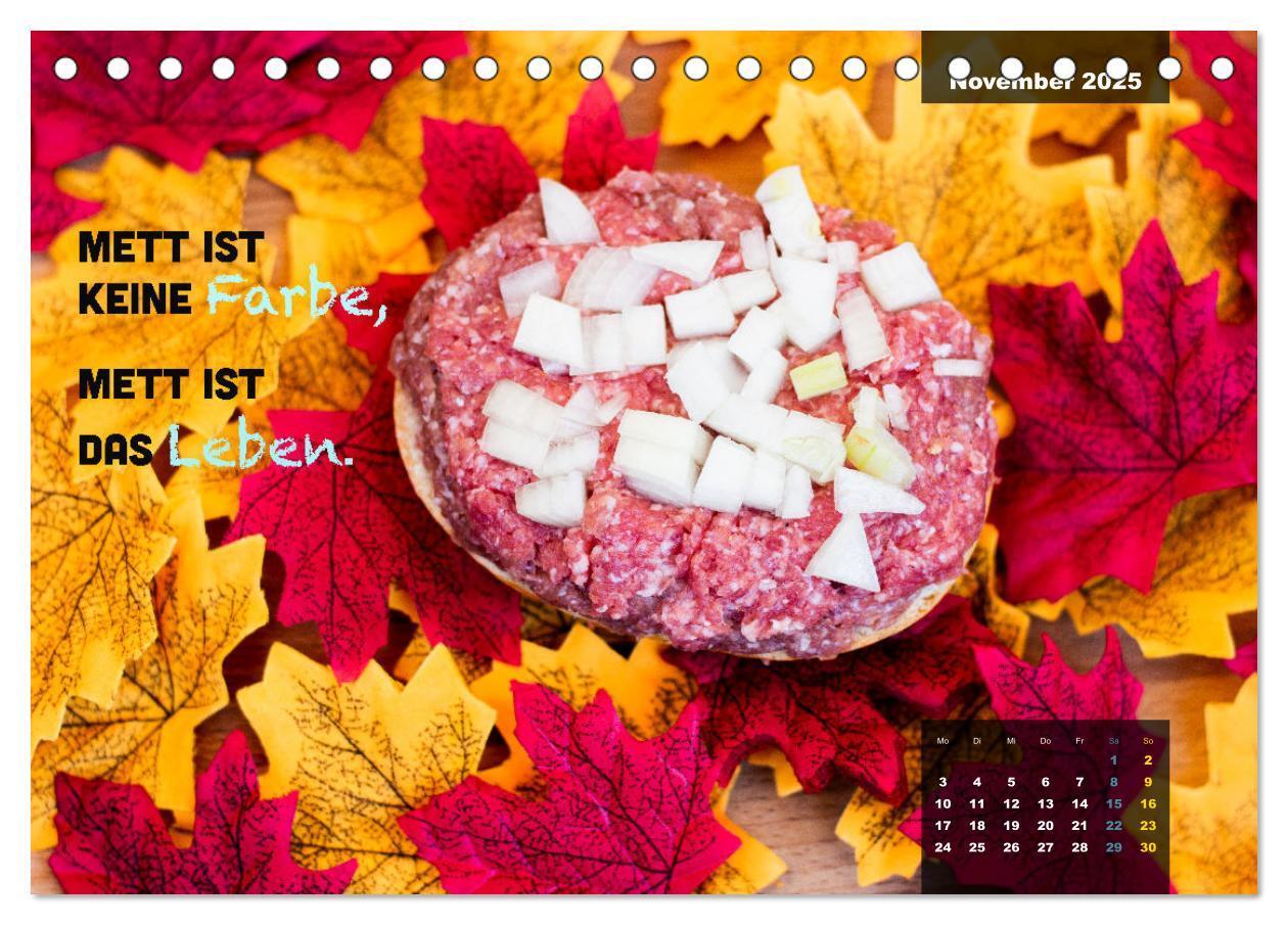 Bild: 9783435032341 | Mettkalender - Spread some more Mett (Tischkalender 2025 DIN A5...