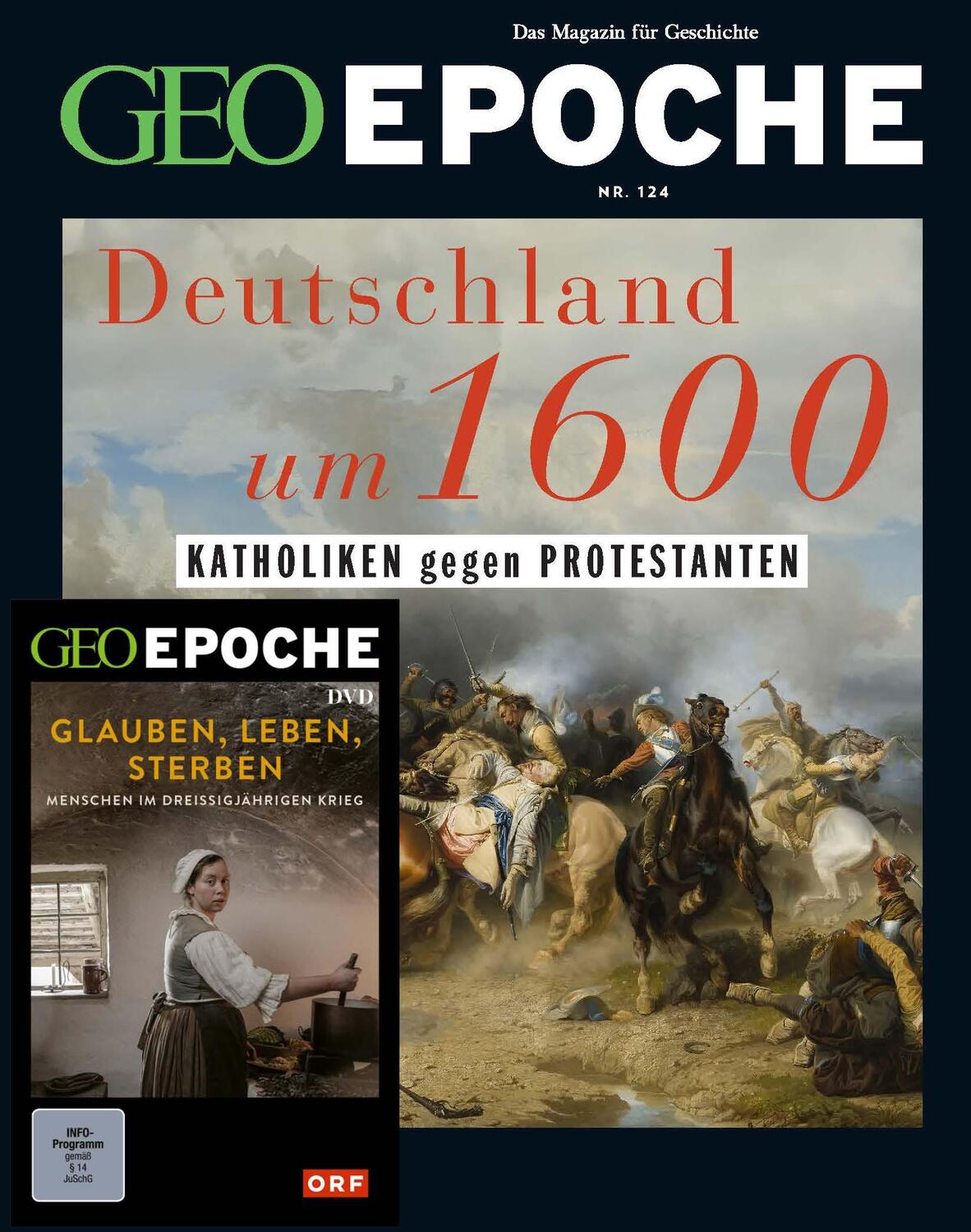 Cover: 9783652012775 | GEO Epoche mit DVD 124/2023 - Deutschland um 16. Jahrhundert | 164 S.