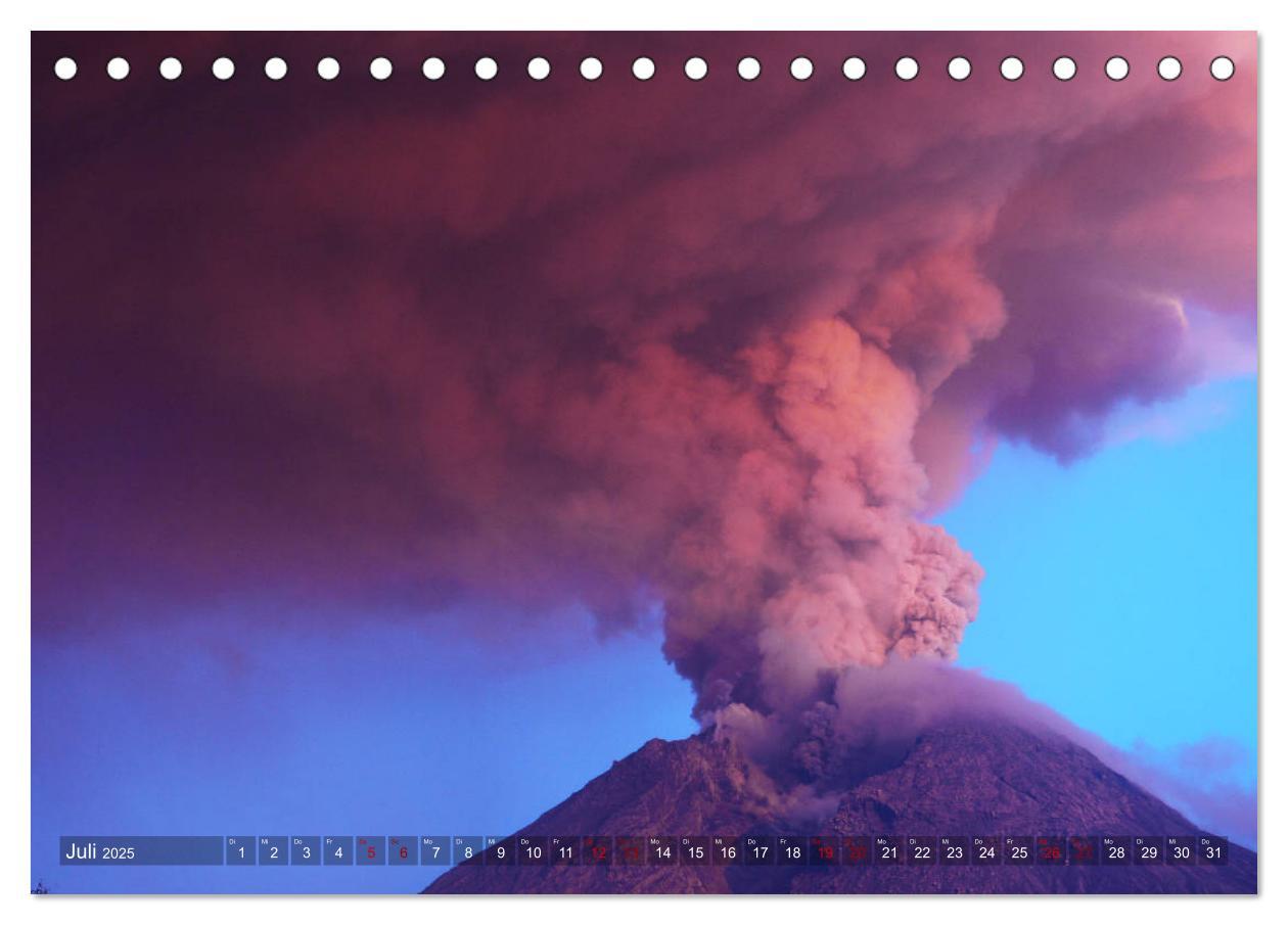 Bild: 9783435435296 | Vulkane - Magma, Lava, Eruptionen (Tischkalender 2025 DIN A5 quer),...