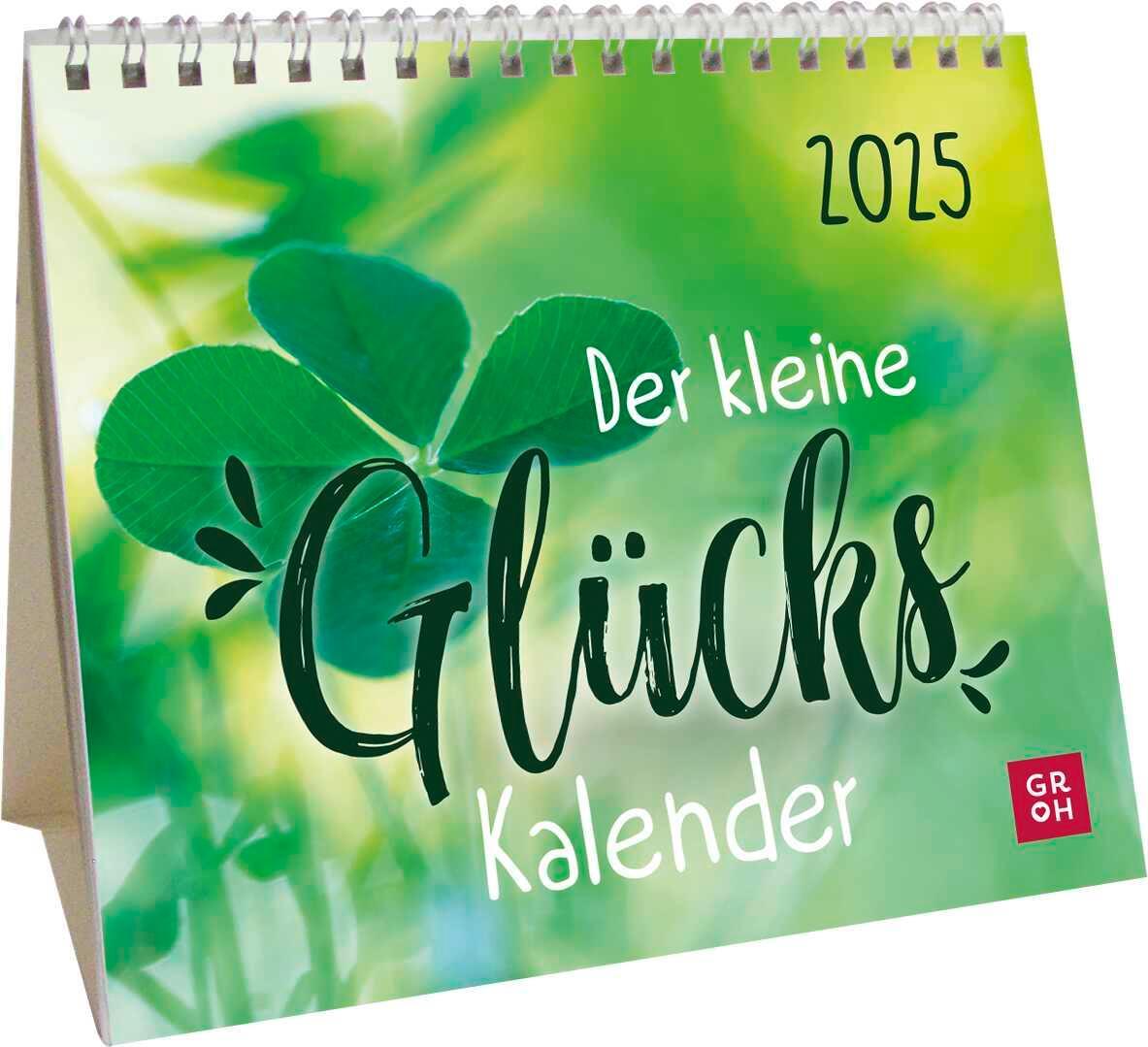 Cover: 4036442012178 | Mini-Kalender 2025: Der kleine Glückskalender | Groh Verlag | Kalender