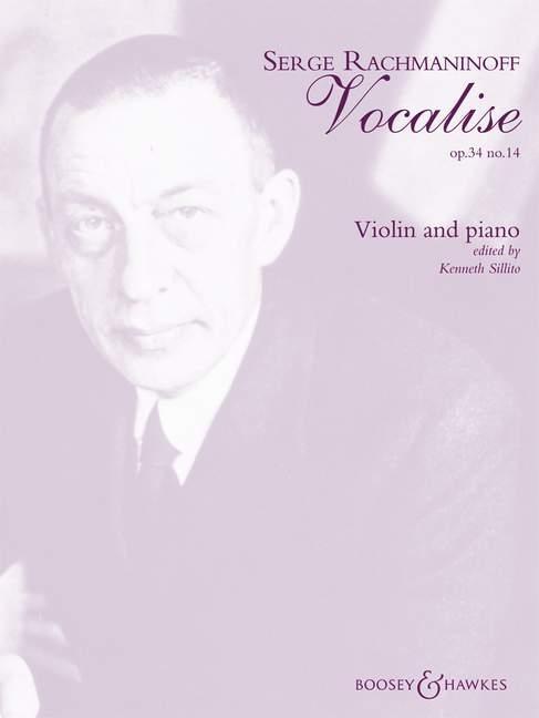Cover: 9790060112010 | Vocalise | op. 34/14. Violine und Klavier. | Rachmaninow | Broschüre