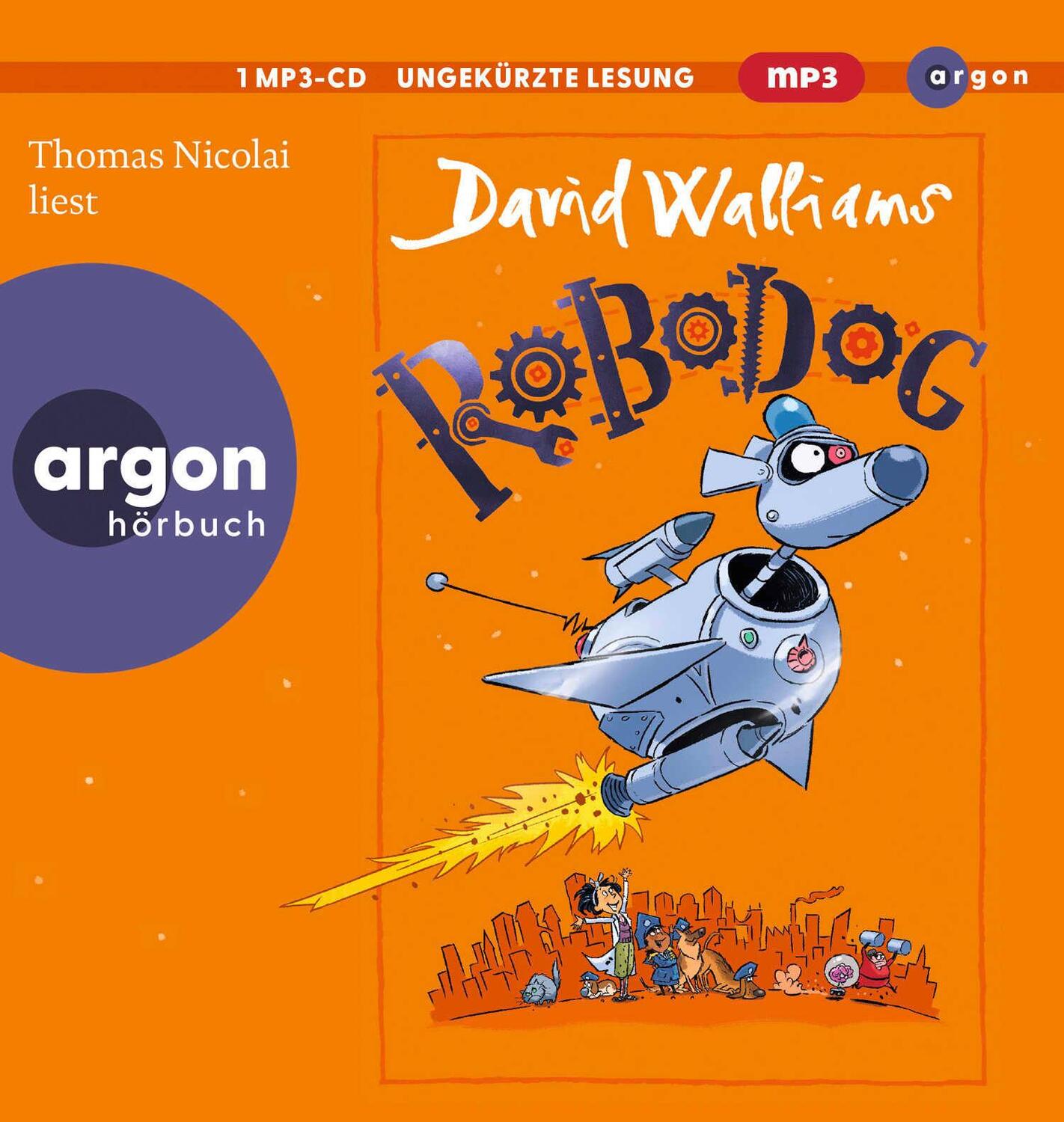 Cover: 9783839843260 | Robodog | David Walliams | MP3 | 1 Audio-CD | Deutsch | 2024