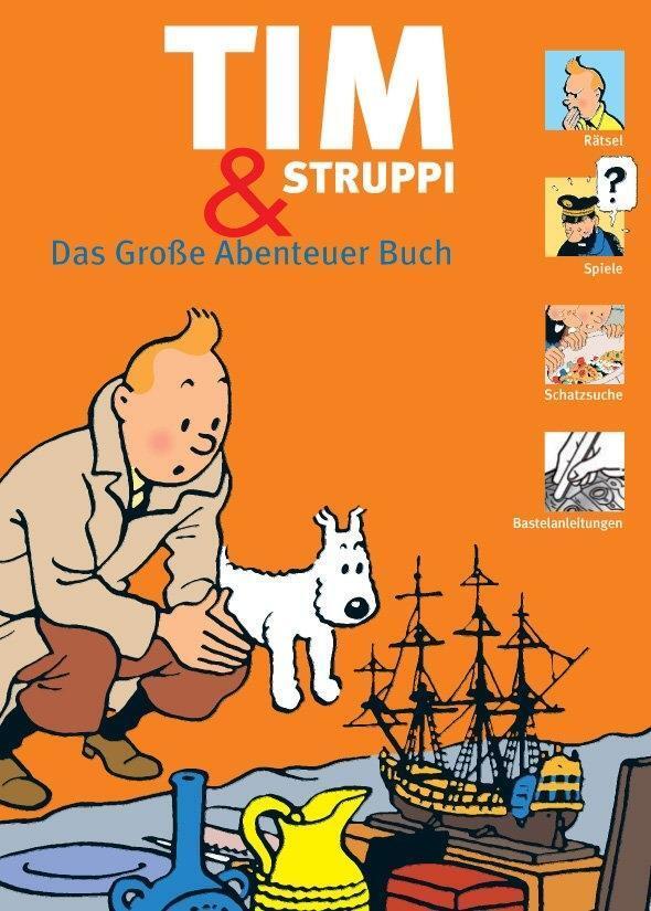Cover: 9783946103011 | Tim & Struppi - Das Große Abenteuer Buch | Hergé/Harvey | Taschenbuch