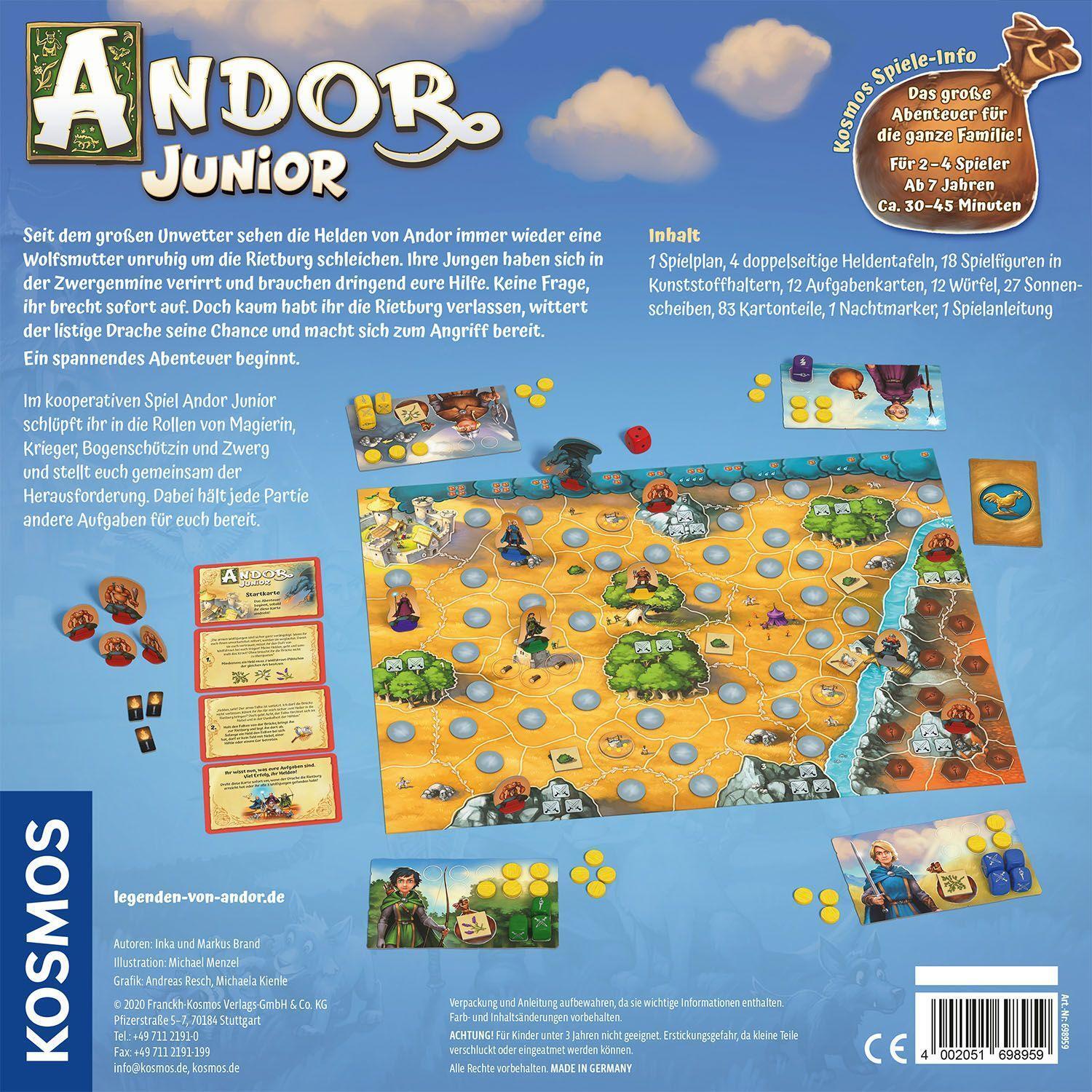 Bild: 4002051698959 | Andor Junior | Kinderspiel | Inka Brand (u. a.) | Spiel | Deutsch