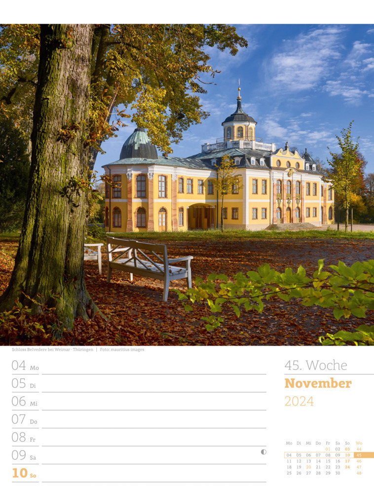Bild: 9783838434049 | Malerisches Deutschland - Wochenplaner Kalender 2024 | Kunstverlag