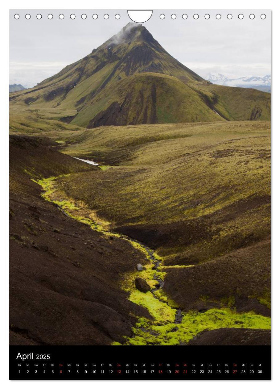 Bild: 9783457082331 | Island - Der Laugavegur-Kalender 2025 (Wandkalender 2025 DIN A4...