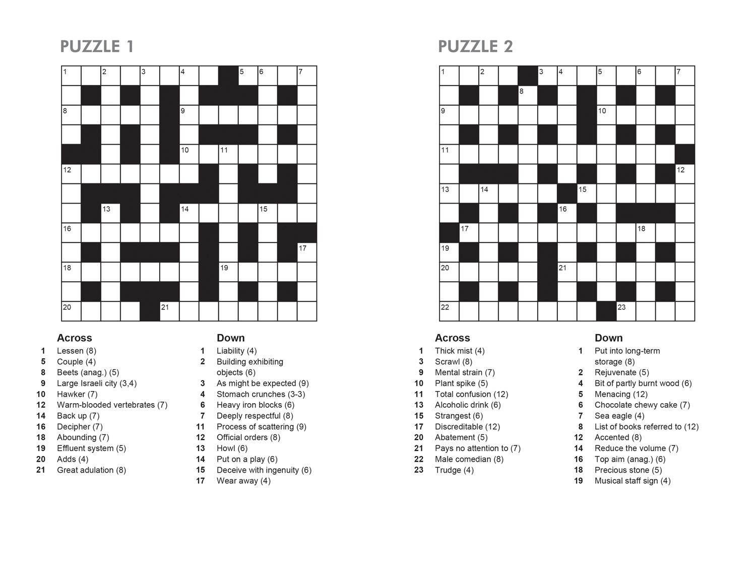 Bild: 9780008469795 | Crossword Challenge Book 5 | 200 Quick Crossword Puzzles | Puzzles