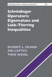 Cover: 9781009218467 | Schrödinger Operators: Eigenvalues and Lieb-Thirring Inequalities