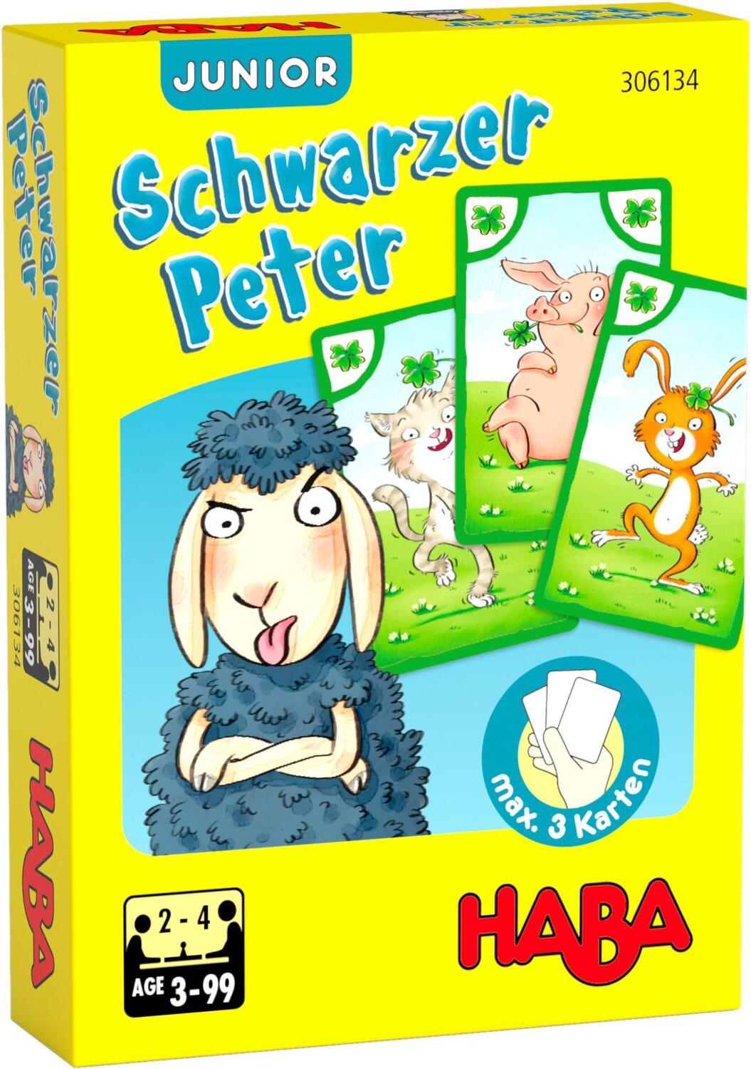 Cover: 4010168256412 | Schwarzer Peter Junior | Miriam Koser | Spiel | Deutsch | 2021 | HABA