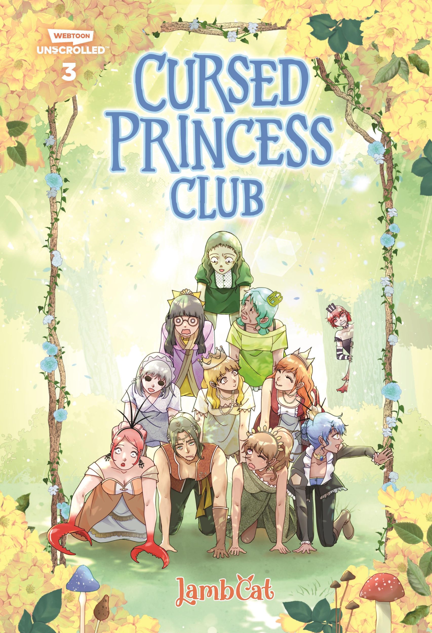 Cover: 9781990778872 | Cursed Princess Club Volume Three | A Webtoon Unscrolled Graphic Novel