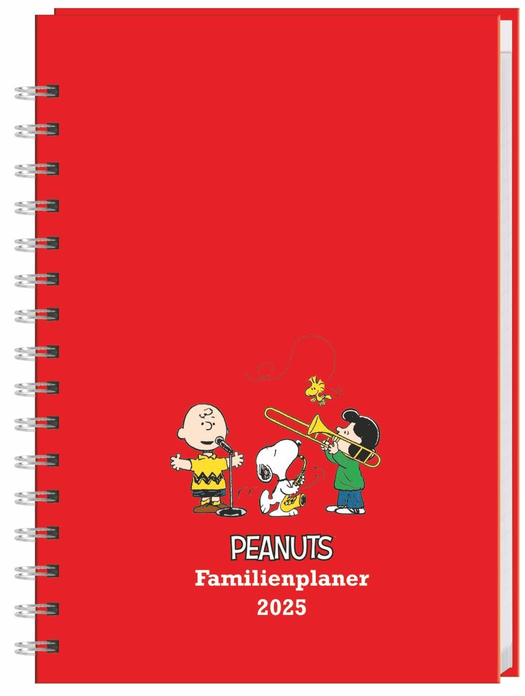 Cover: 9783756407699 | Peanuts Familienplaner-Buch A5 2025 | Heye | Buch | Spiralbindung