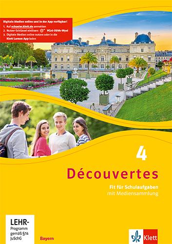 Cover: 9783126224376 | Découvertes 4. Fit für Schulaufgaben mit Mediensammlung. 4....