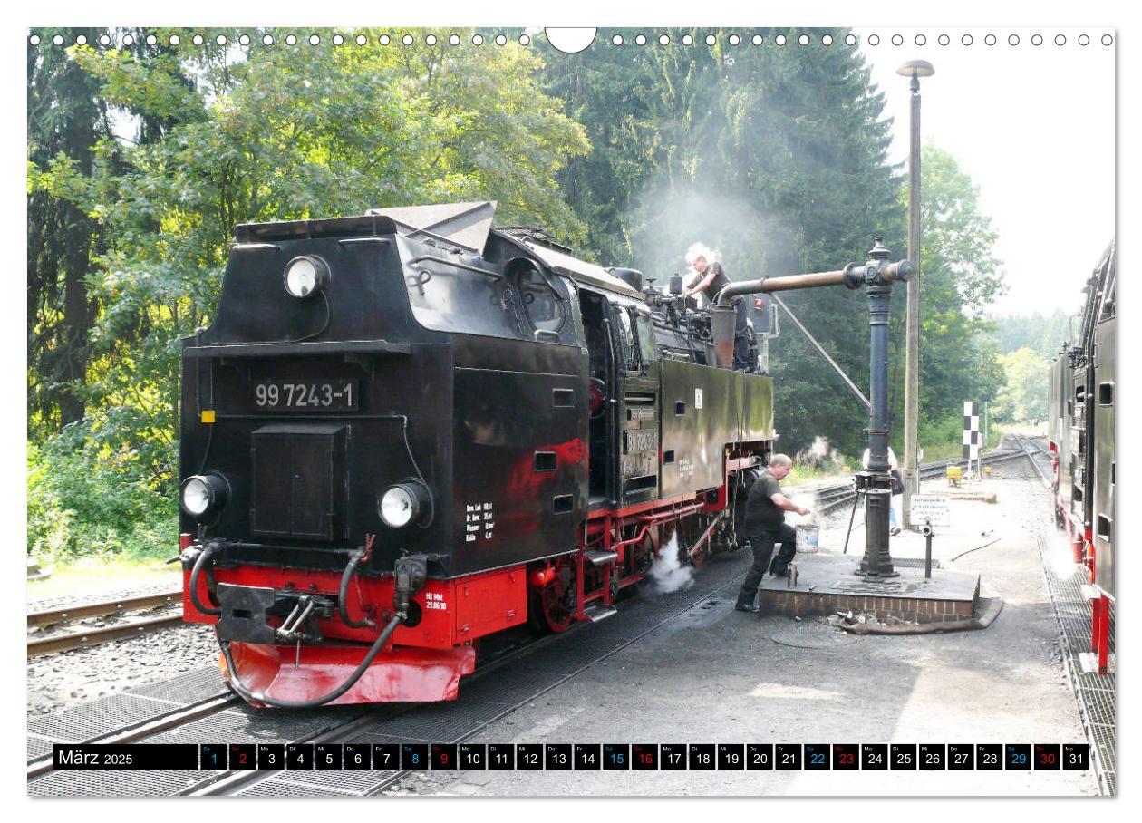 Bild: 9783435352678 | Dampf am Brocken - Die Harzquerbahn (Wandkalender 2025 DIN A3...