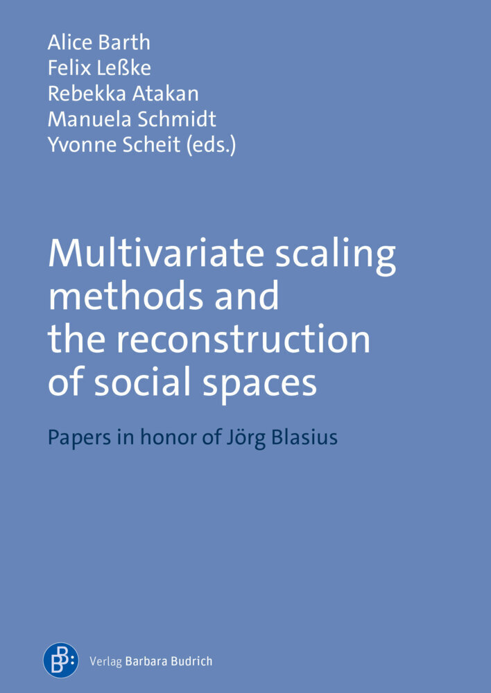 Cover: 9783847427643 | Multivariate scaling methods and the reconstruction of social spaces