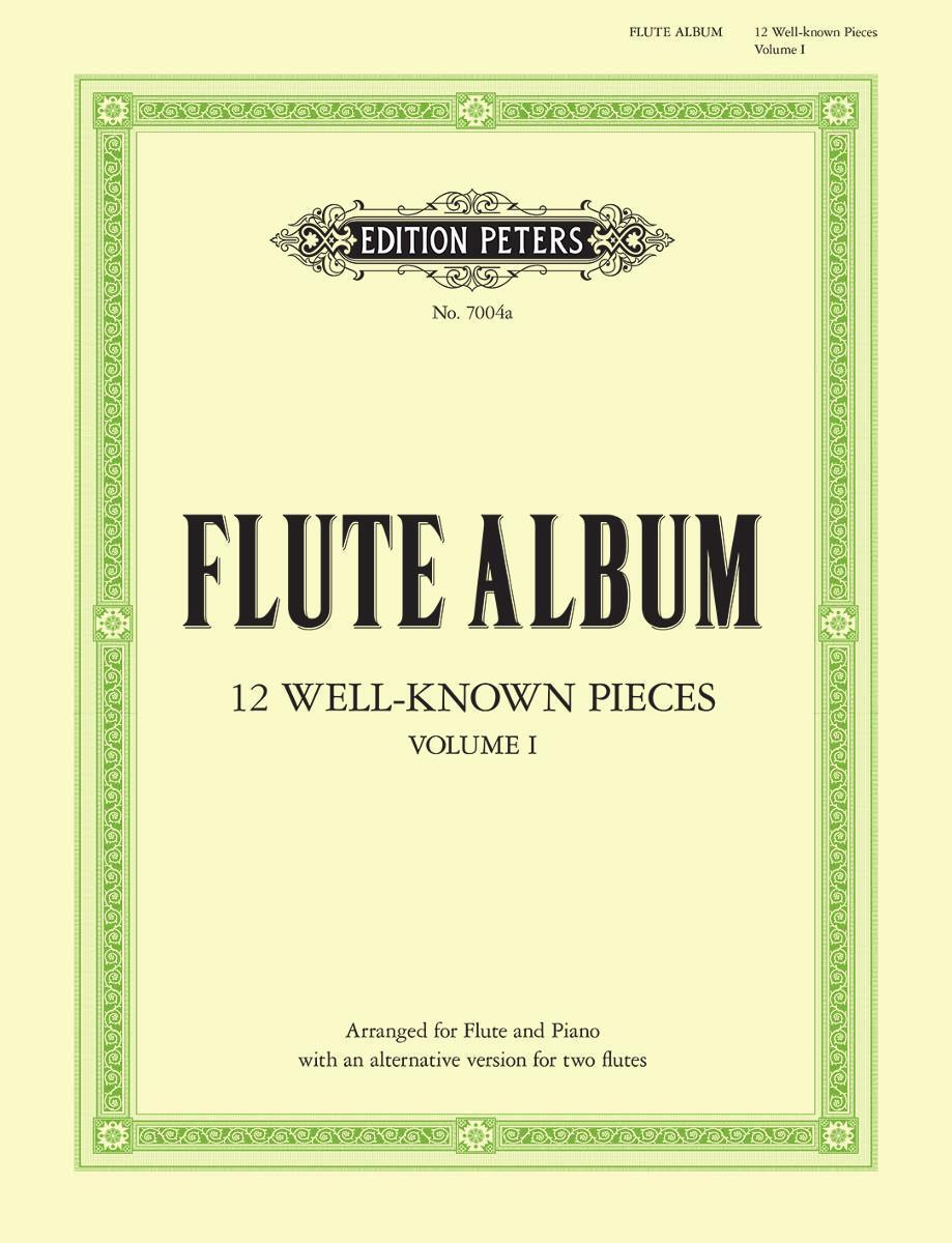 Cover: 9790577081267 | Flute Album -- 12 Well-Known Pieces (Arr. for Flute &amp; Piano or 2...