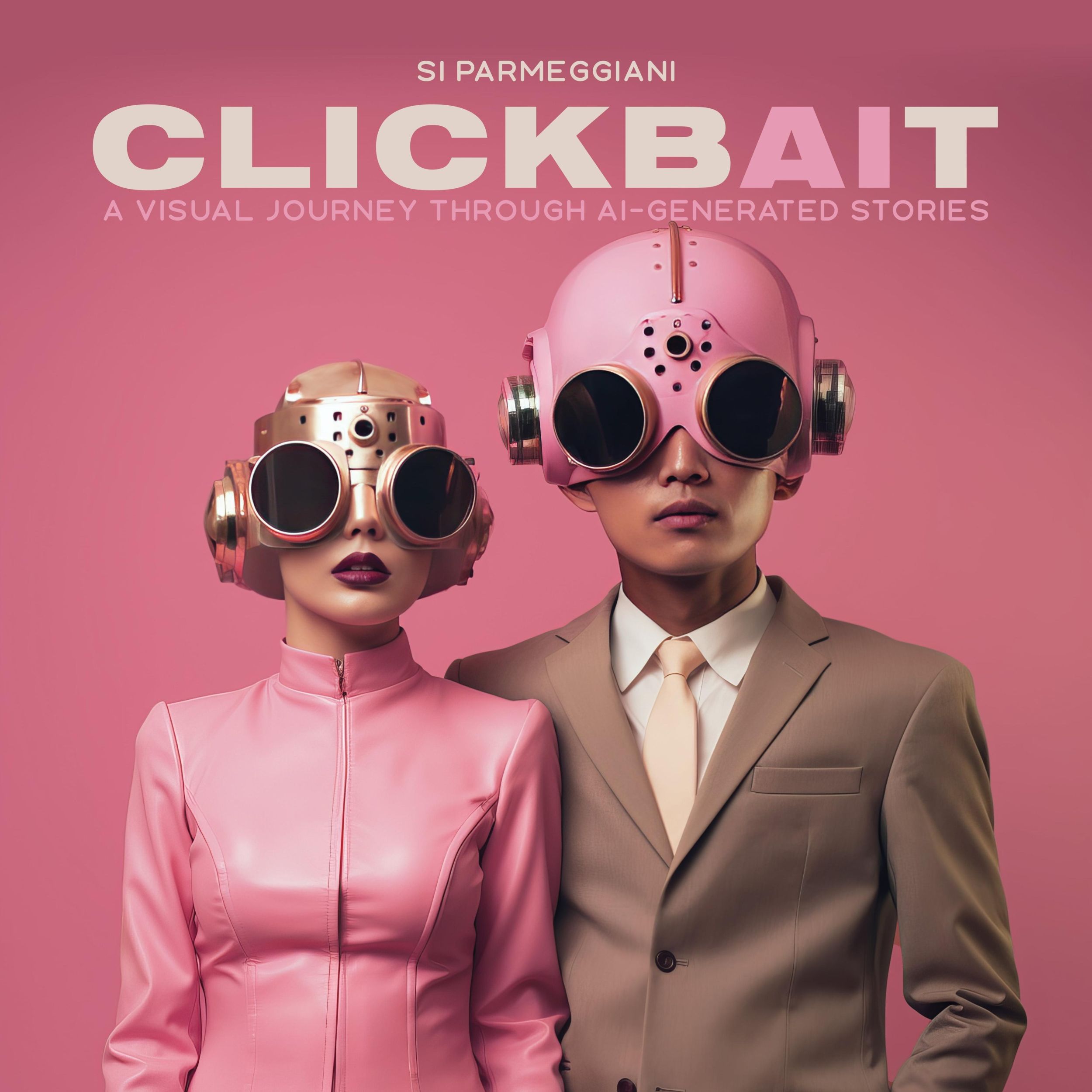 Cover: 9782361956936 | Clickbait | A Visual Journey Through Ai-Generated Stories | Parmegiani