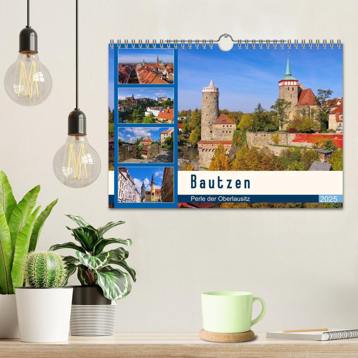 Bild: 9783435408023 | Bautzen - Perle der Oberlausitz (Wandkalender 2025 DIN A4 quer),...