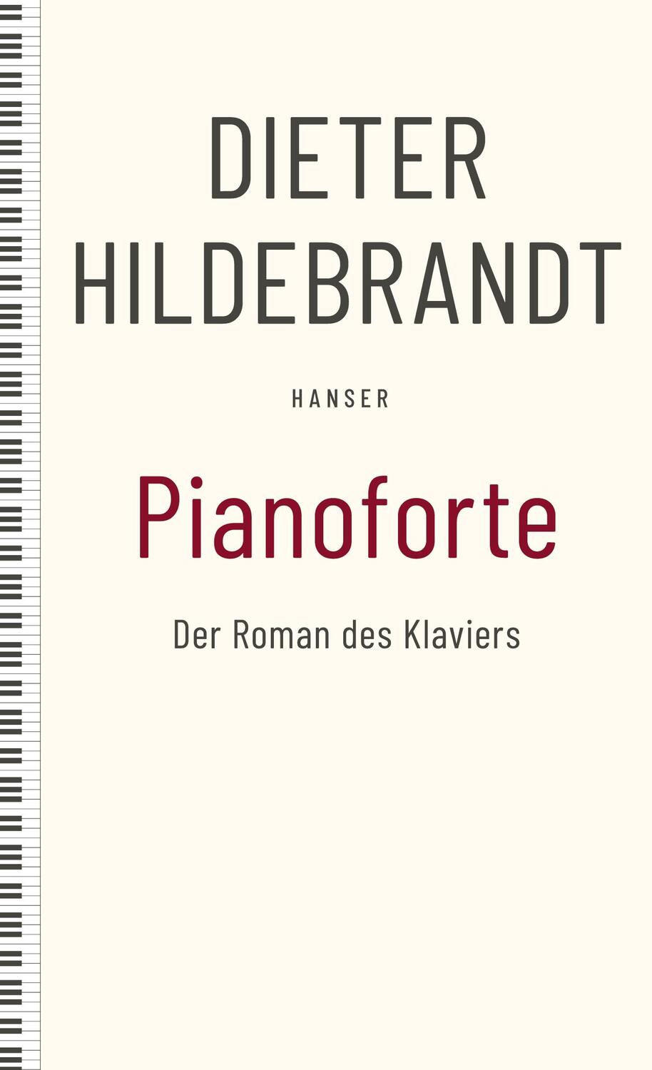 Cover: 9783446273061 | Pianoforte | Der Roman des Klaviers im 19. Jahrhundert. Roman | Buch