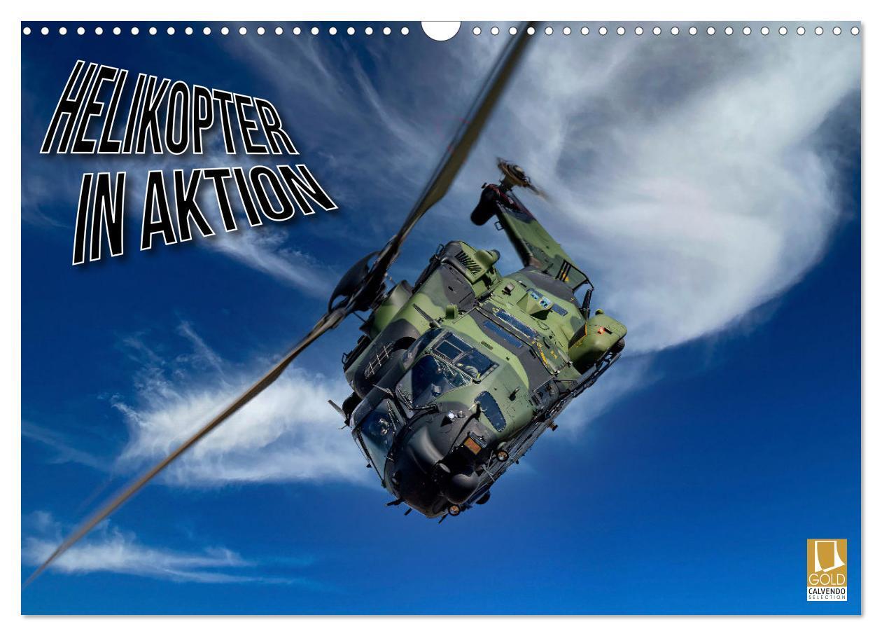 Cover: 9783675429307 | Helikopter in Aktion (Wandkalender 2024 DIN A3 quer), CALVENDO...