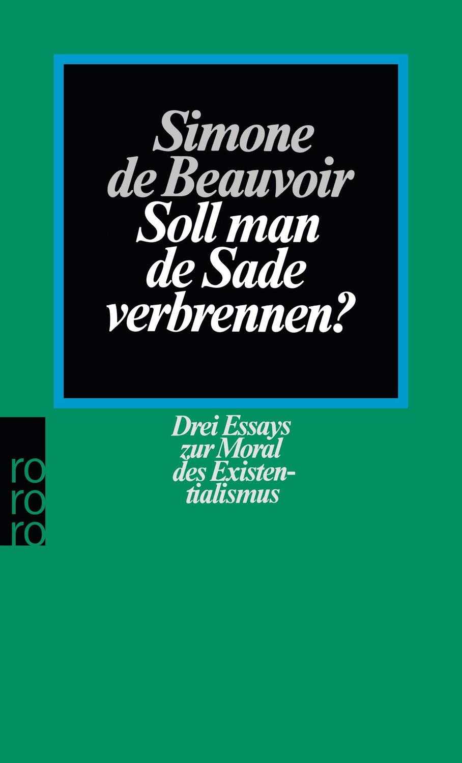 Cover: 9783499151743 | Soll man de Sade verbrennen | Simone de Beauvoir | Taschenbuch | 1983