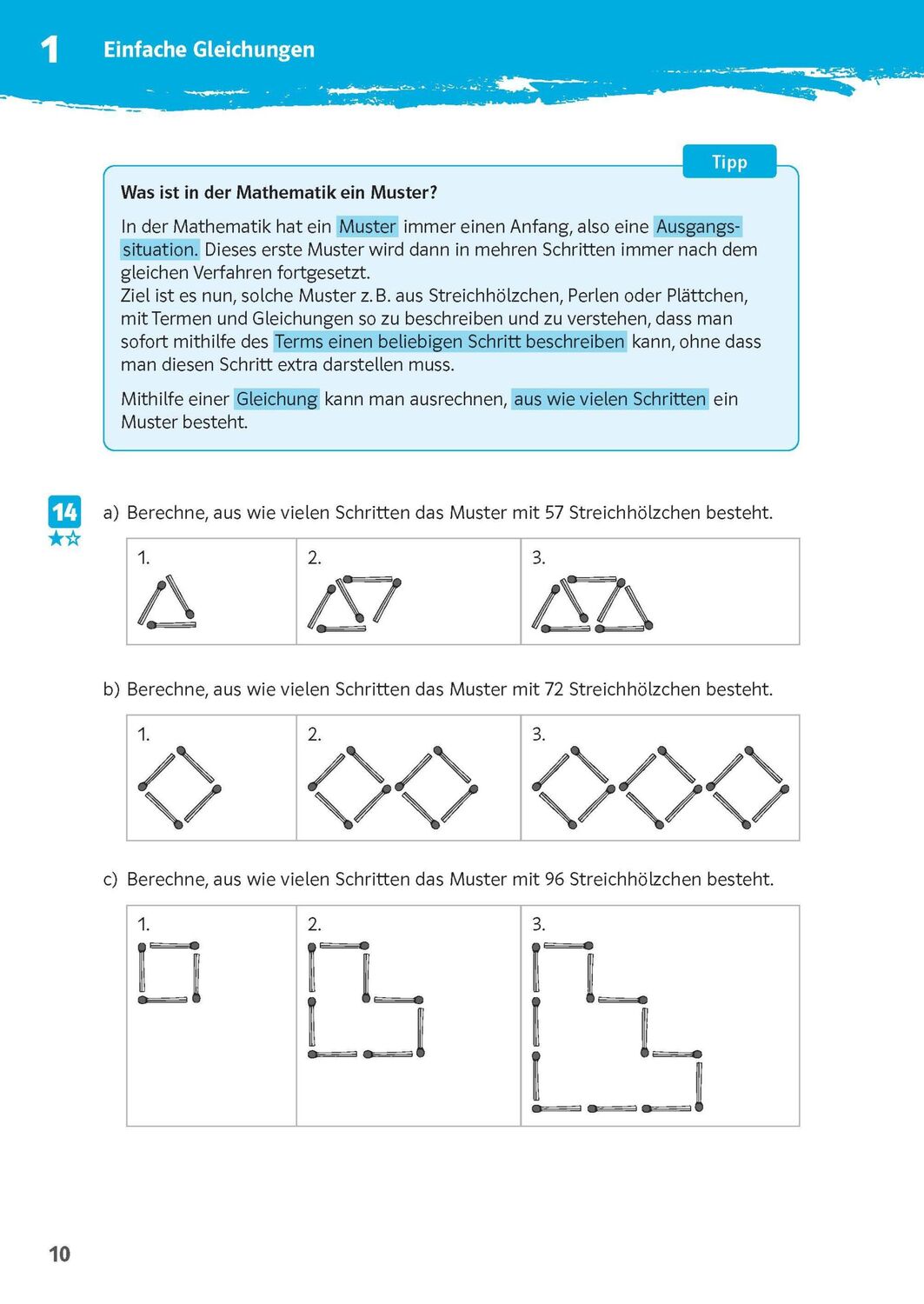 Bild: 9783129276181 | 10-Minuten-Training Mathematik Gleichungen lösen 7. - 10. Klasse