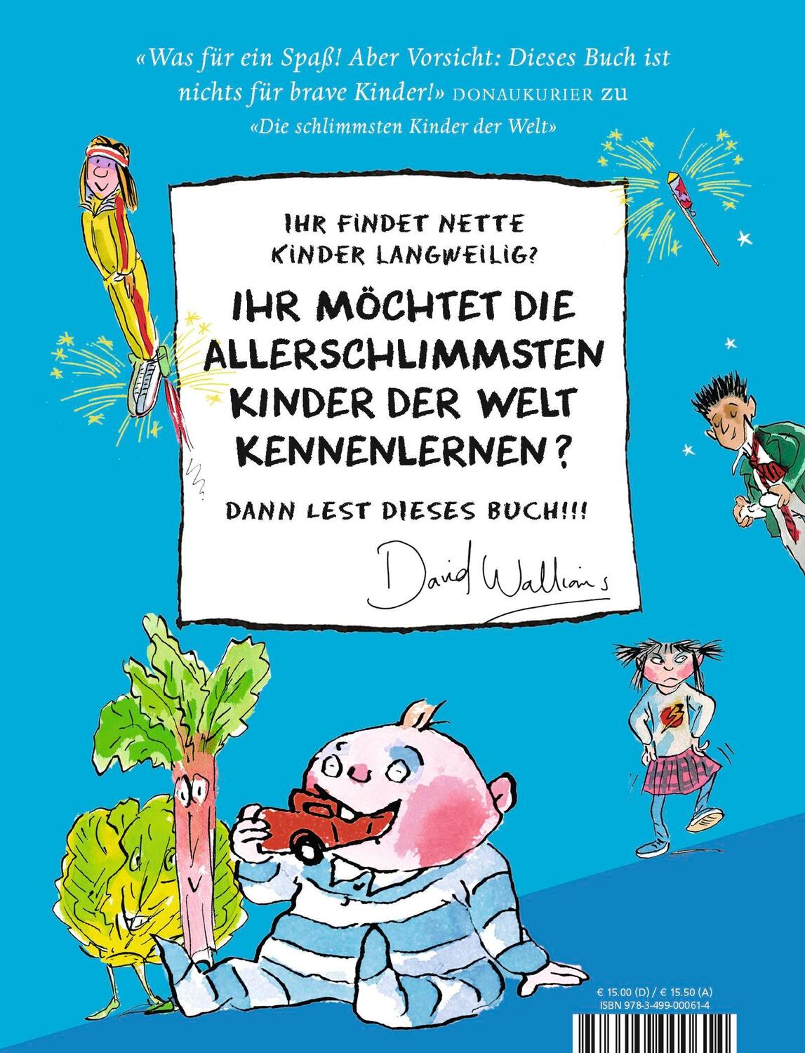 Rückseite: 9783757100360 | Die allerschlimmsten Kinder der Welt | David Walliams | Buch | 288 S.