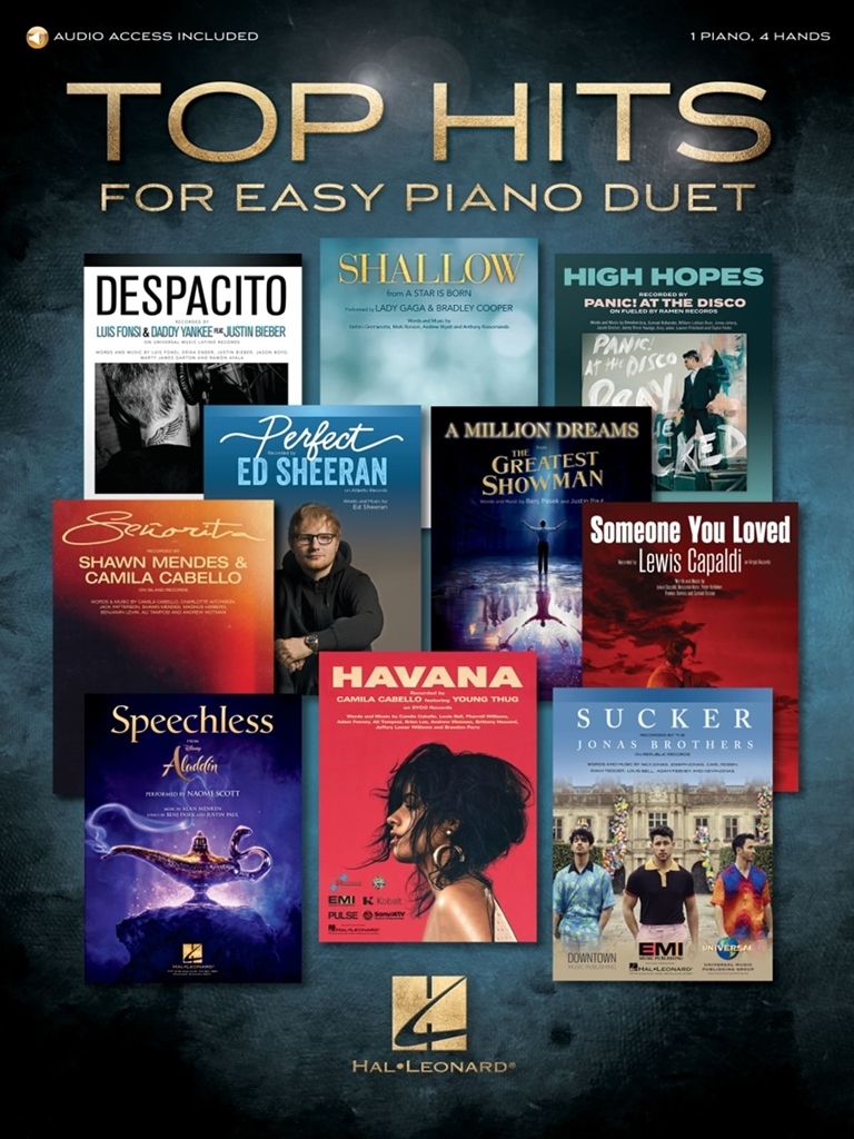 Cover: 888680987275 | Top Hits for Easy Piano Duet | 1 Piano, 4 Hands | Piano Duet