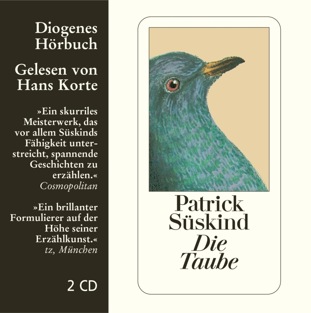 Cover: 9783257801613 | Die Taube, 2 Audio-CD | Patrick Süskind | Audio-CD | 142 S. | Deutsch