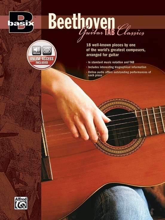 Cover: 9780739034040 | Basix® Guitar TAB Classics: Beethoven | (incl. Online Code) | Music