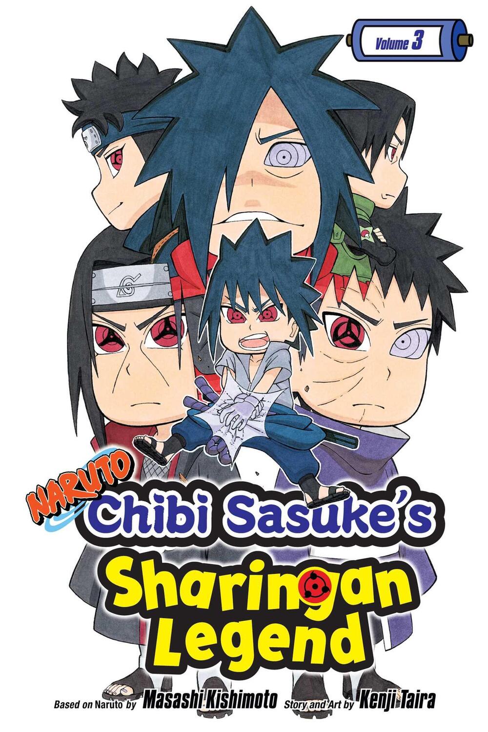Cover: 9781421597614 | Naruto: Chibi Sasuke's Sharingan Legend, Vol. 3 | Kenji Taira | Buch
