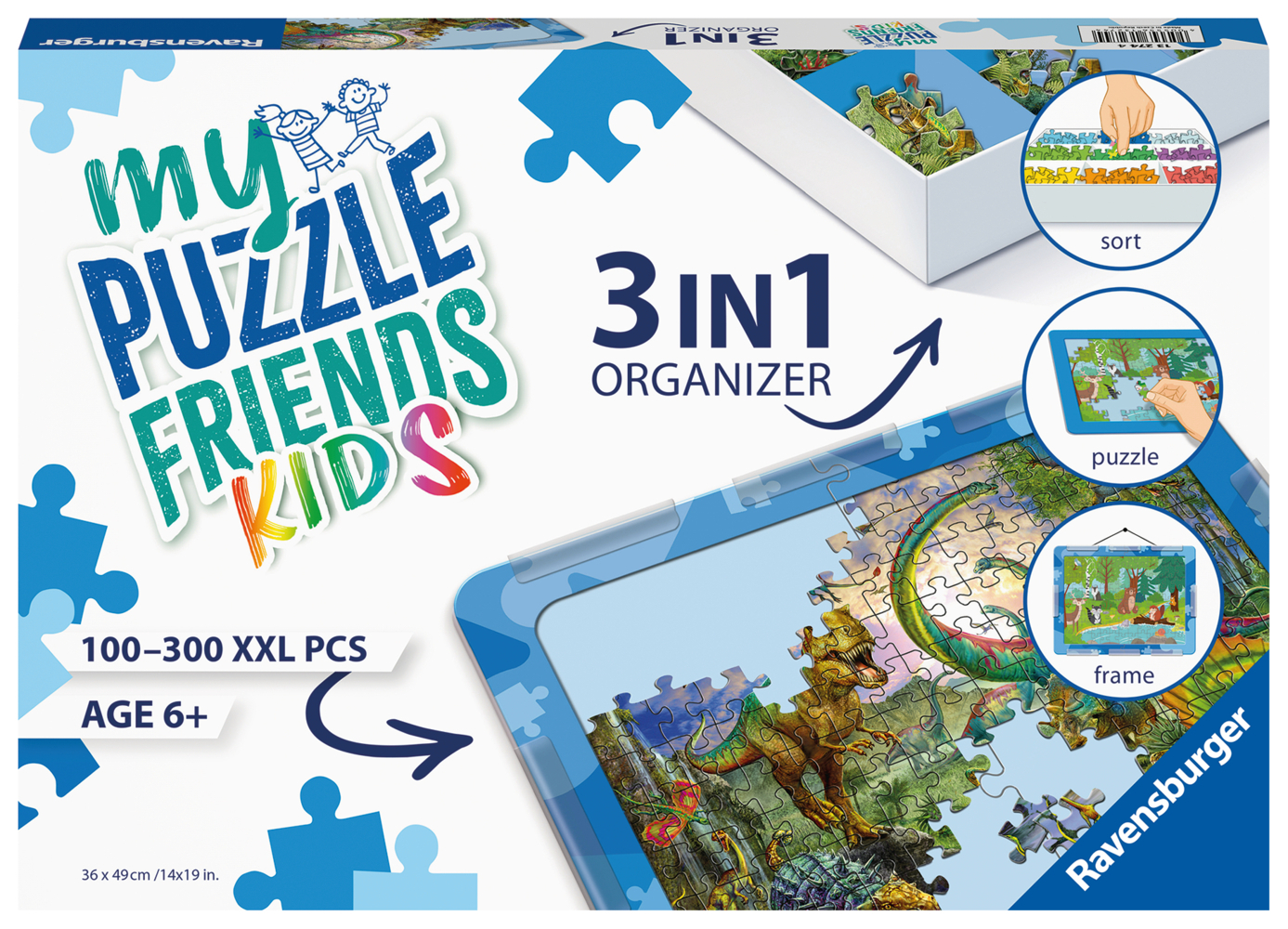 Cover: 4005556132744 | Ravensburger - 13274 3in1 Organizer für Kinderpuzzle in blau -...
