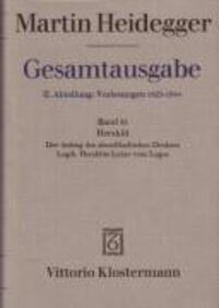 Cover: 9783465026488 | Gesamtausgabe Abt. 2 Vorlesungen Bd. 55. Heraklit | Martin Heidegger