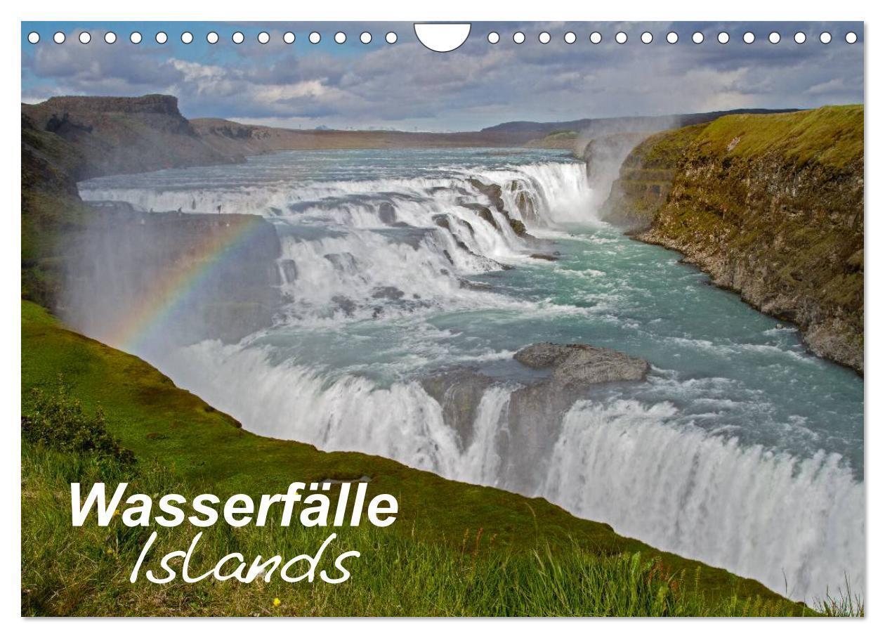 Cover: 9783435820306 | Wasserfälle Islands (Wandkalender 2025 DIN A4 quer), CALVENDO...