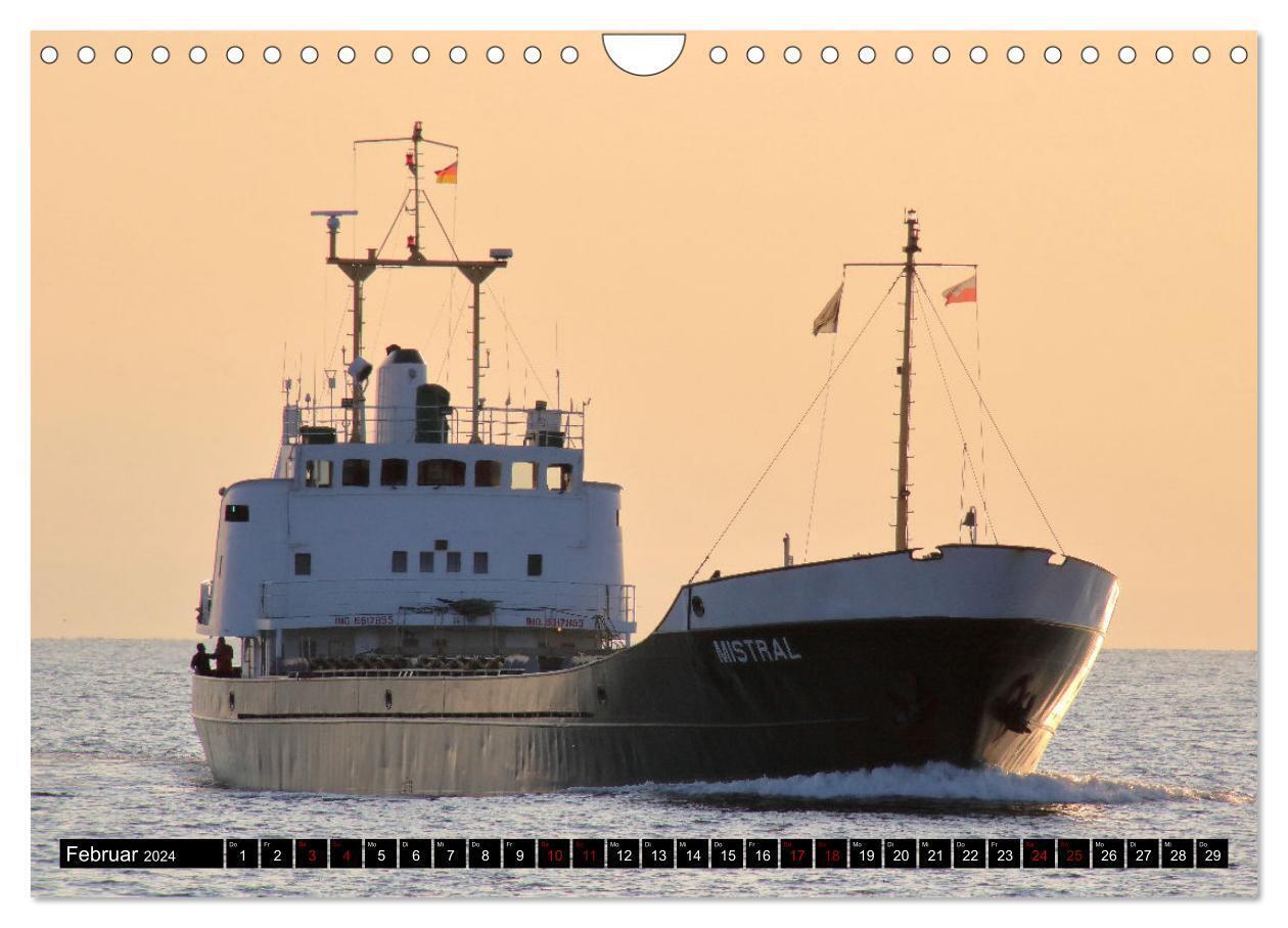 Bild: 9783675494961 | Shipspotting Travemünde (Wandkalender 2024 DIN A4 quer), CALVENDO...