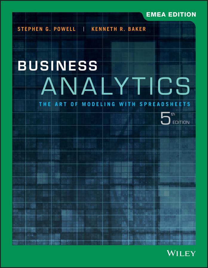 Cover: 9781119586814 | Business Analytics | Kenneth R. Baker (u. a.) | Taschenbuch | 560 S.