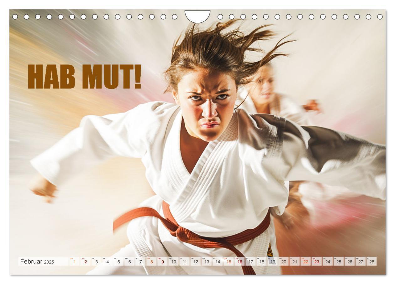 Bild: 9783383845895 | Judo und Motivation (Wandkalender 2025 DIN A4 quer), CALVENDO...