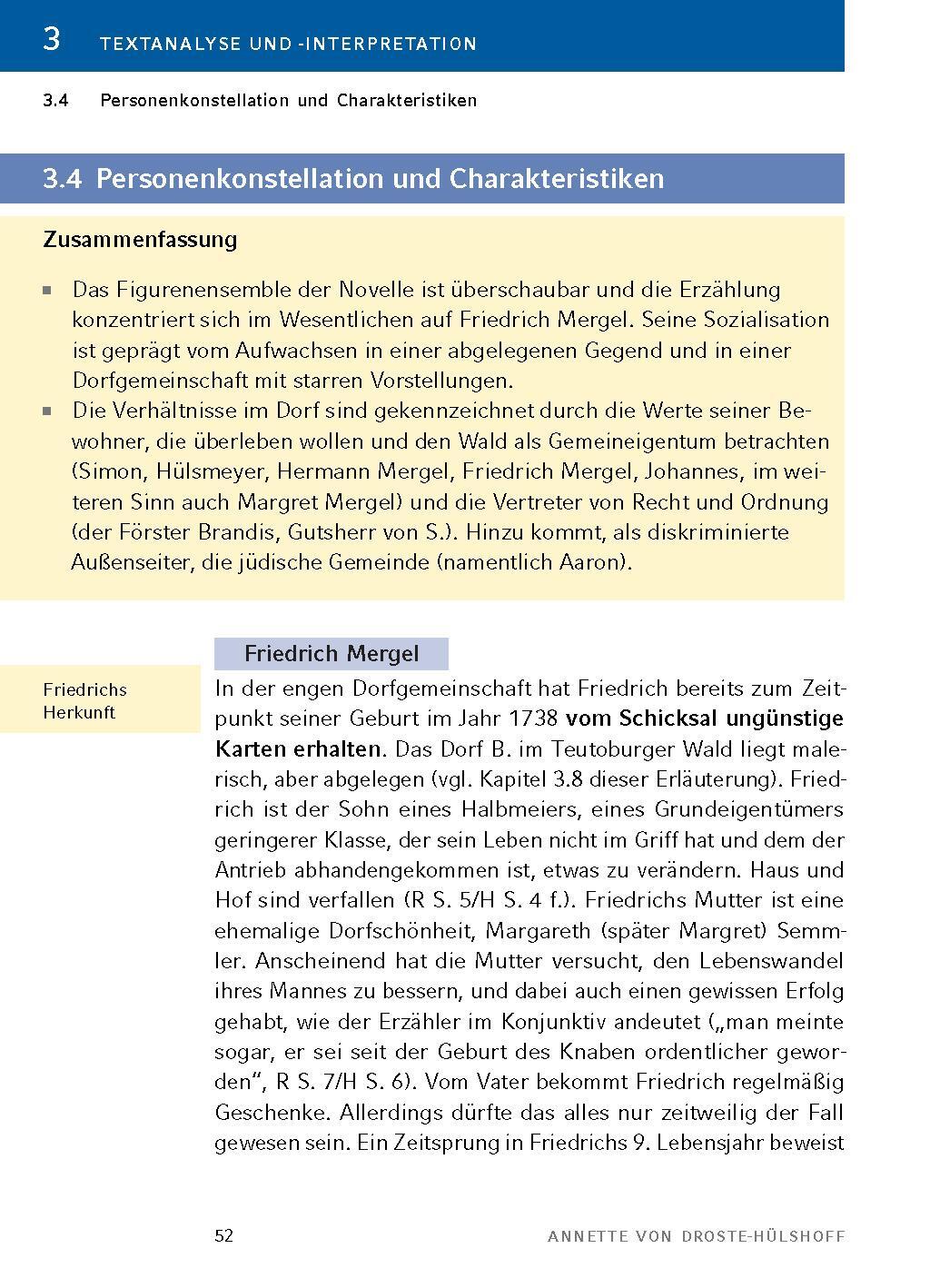 Bild: 9783804421011 | Die Judenbuche von Annette von Droste-Hülshoff - Textanalyse und...