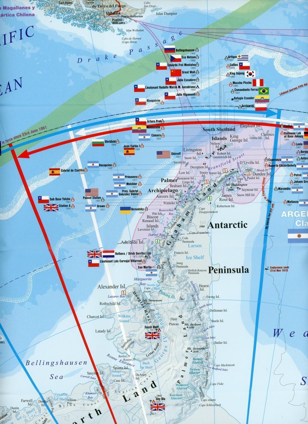 Bild: 9783831774388 | Reise Know-How Landkarte Antarktis / Antarctica 1:8.000.000 | Rump