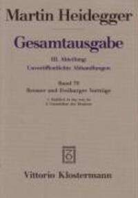 Cover: 9783465034247 | Bremer und Freiburger Vorträge | Martin Heidegger | Taschenbuch | 2005