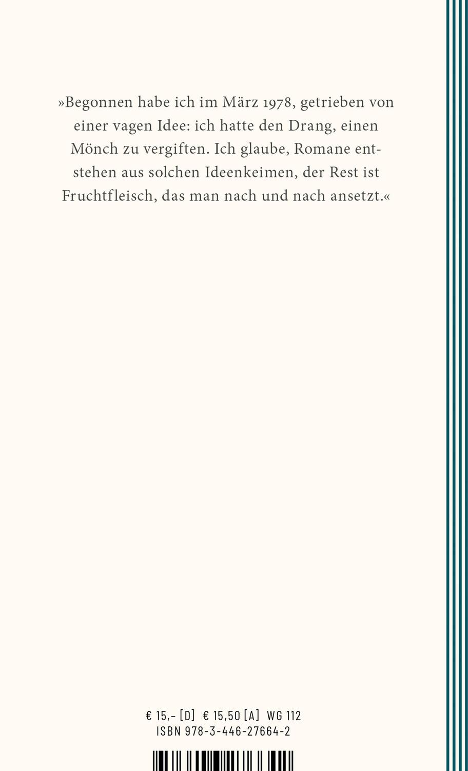 Bild: 9783446276642 | Nachschrift zum ¿Namen der Rose¿ | Umberto Eco | Taschenbuch | Deutsch