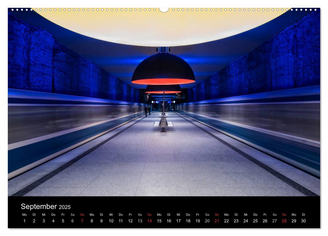 Bild: 9783435489978 | MetroMUC, Stationen im Untergrund Münchens (Wandkalender 2025 DIN...