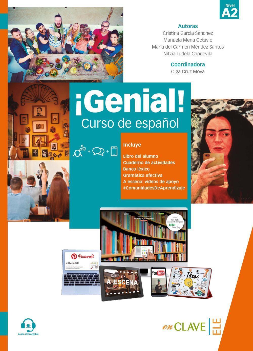 Cover: 9788416108787 | ¡Genial! A2 : curso de español | Nitzia Tudela Capdevila (u. a.)
