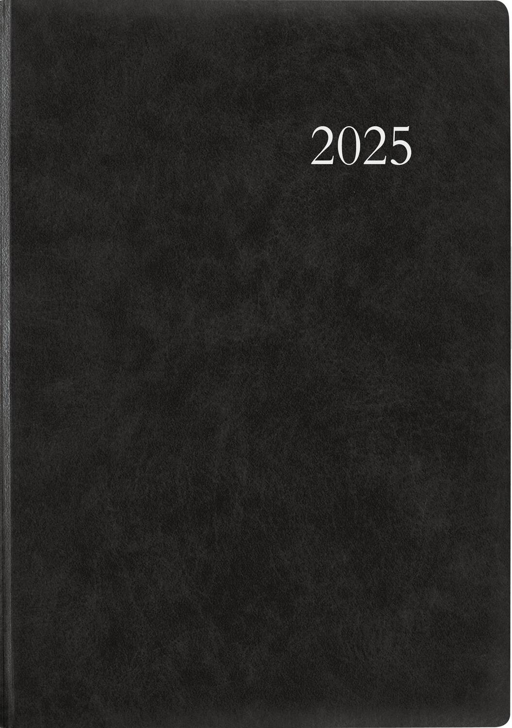 Cover: 4006928025282 | Terminbuch anthrazit 2025 - Bürokalender A4 (21x29,7 cm) - 1 Tag 1...