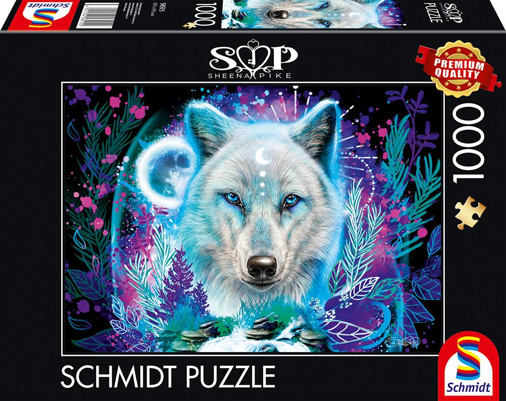 Cover: 4001504585150 | Neon Arktis-Wolf | Puzzle Sheena Pike 1.000 Teile | Spiel | 58515