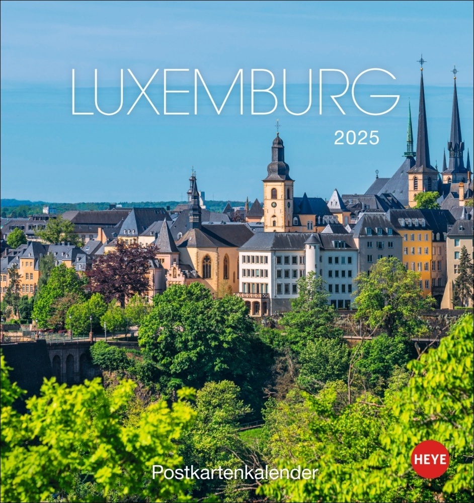 Cover: 9783756408696 | Luxemburg Postkartenkalender 2025 | Kalender | Spiralbindung | 13 S.