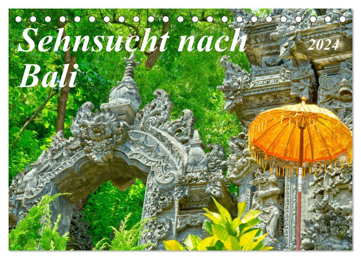 Cover: 9783675523548 | Sehnsucht nach Bali (Tischkalender 2024 DIN A5 quer), CALVENDO...
