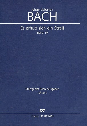 Cover: 9790007035563 | Es erhub sich ein Streit (Klavierauszug) | Johann Sebastian Bach