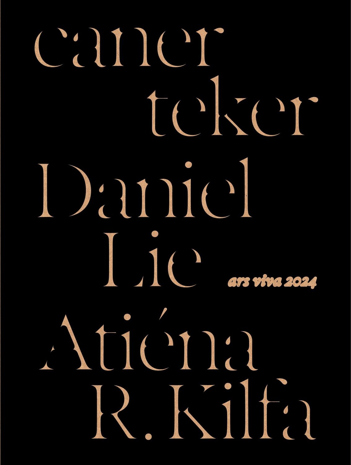 Cover: 9783735609533 | ars viva 2024 | Atiéna R. Kilfa, Daniel Lie, caner teker | Jeon | Buch