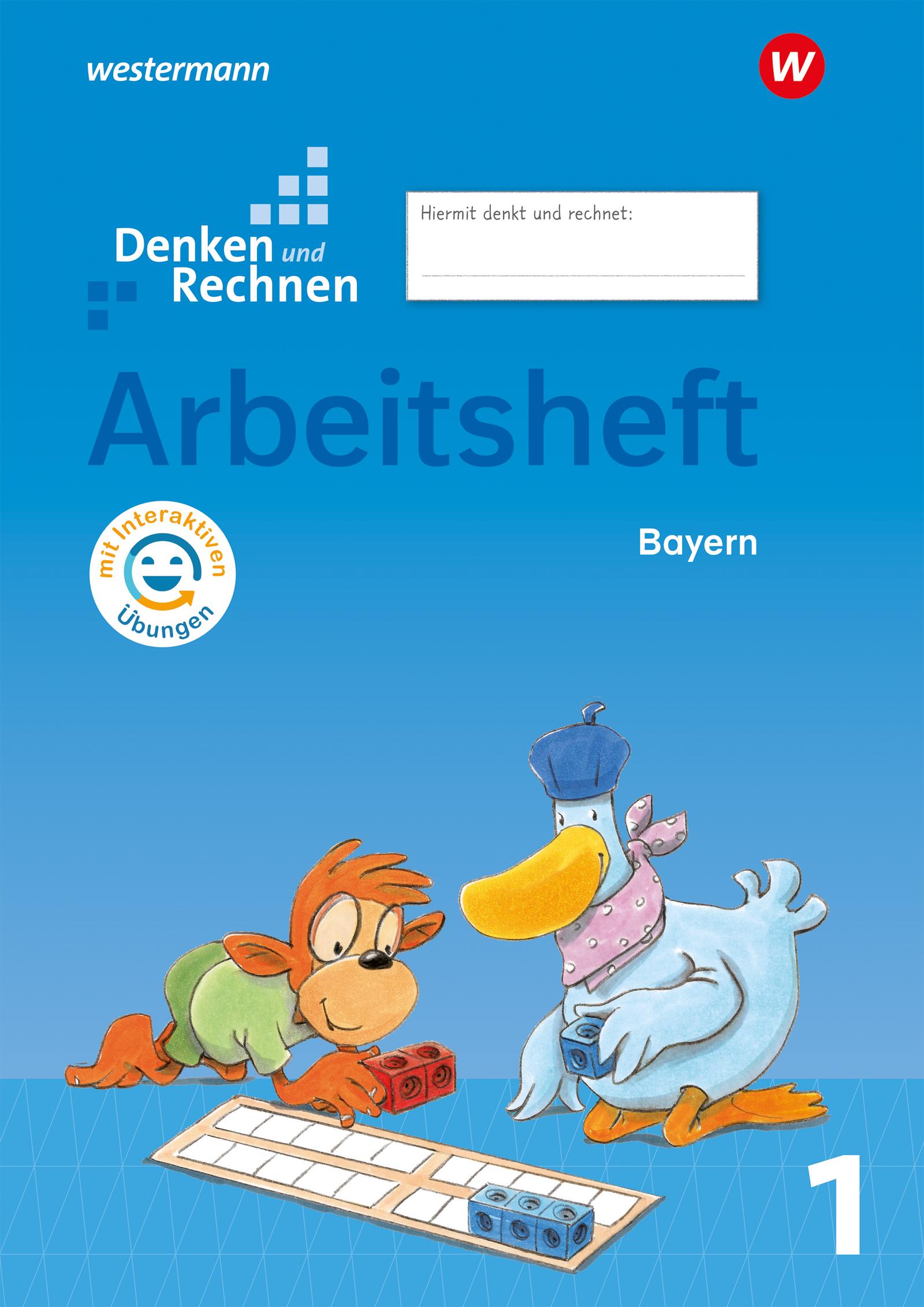 Cover: 9783141266177 | Denken und Rechnen 1. Arbeitsheft mit interaktiven Übungen. Für...