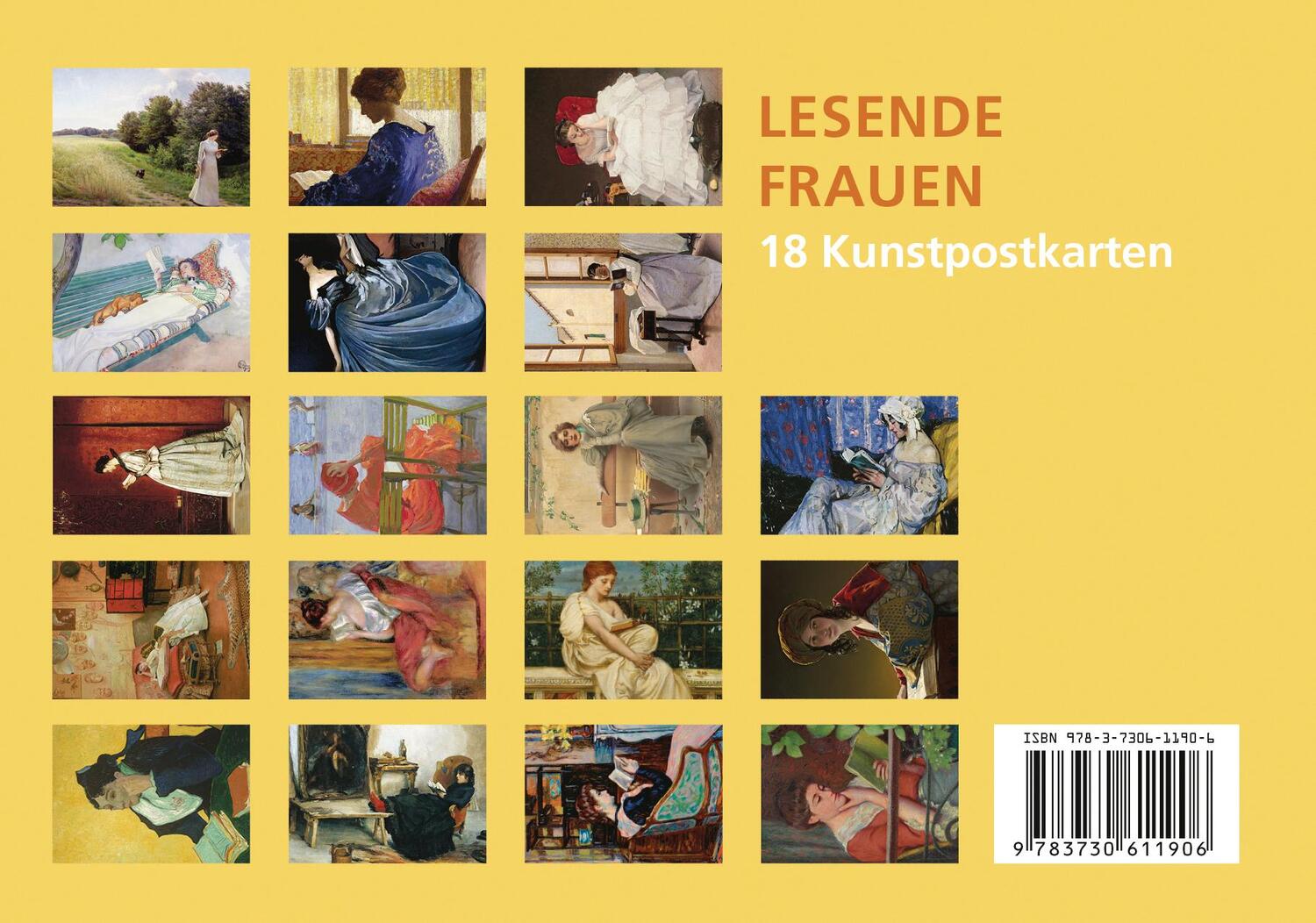 Bild: 9783730611906 | Postkarten-Set Lesende Frauen | 18 Kunstpostkarten | Anaconda Verlag